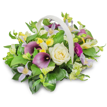 Funeral Basket Flowers