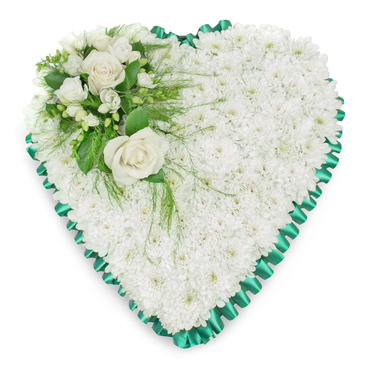 Funeral Heart Flowers