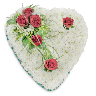 Heart Shaped Funeral Flowers