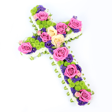 Flower Cross Arrangements for Funeral