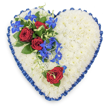 Funeral Heart Flowers